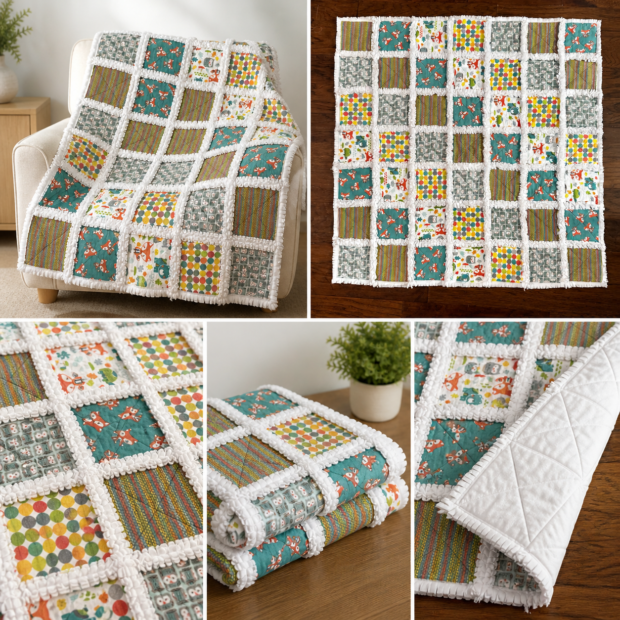 Woodland Rag Quilt