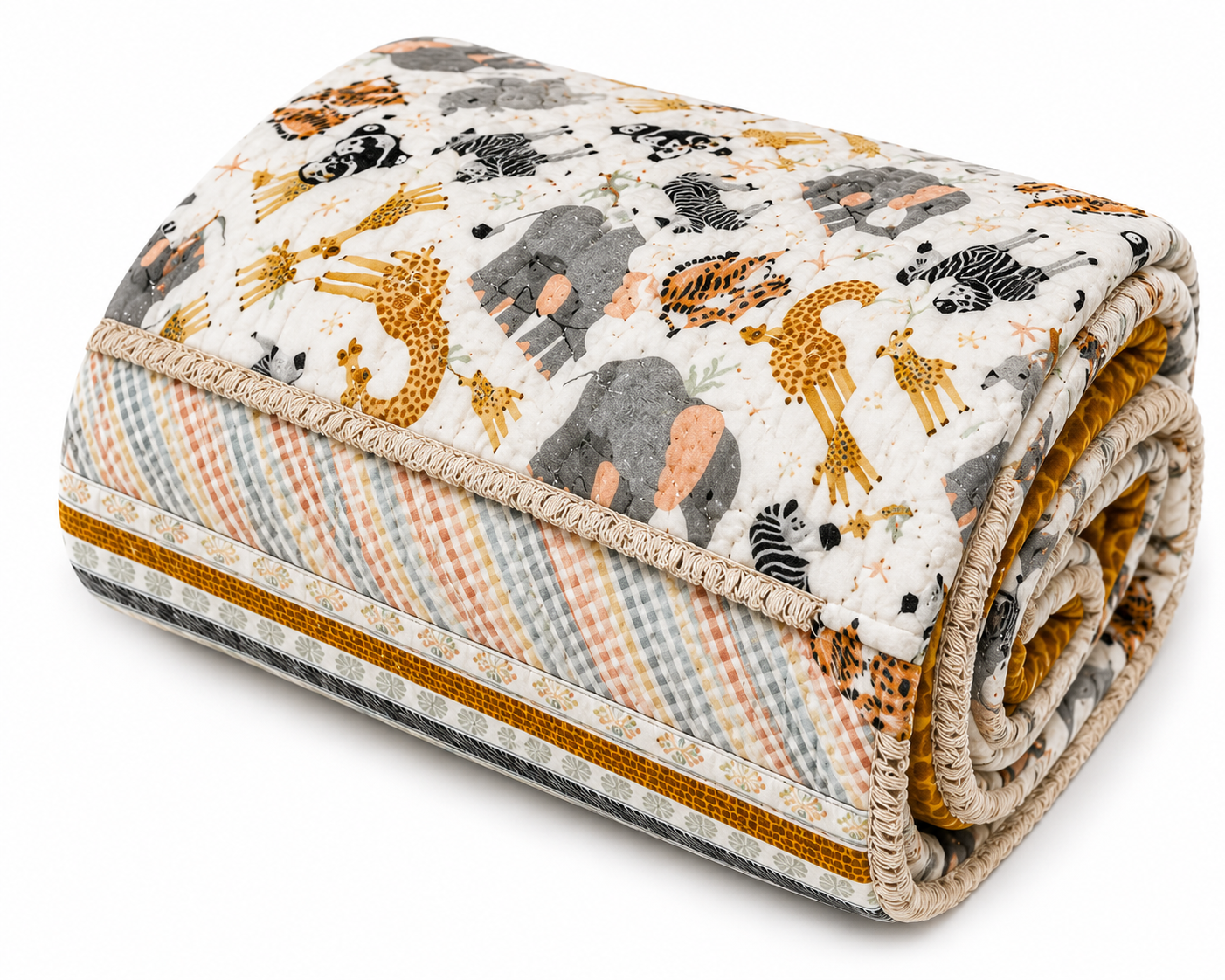 Safari Animal Baby Quilt